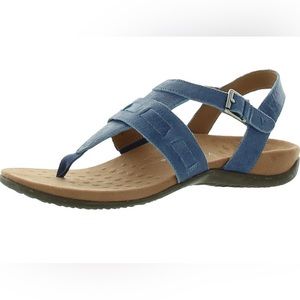 Vionic Lupe Sandals Blue Size Vionic Orthotic Leather Sandals